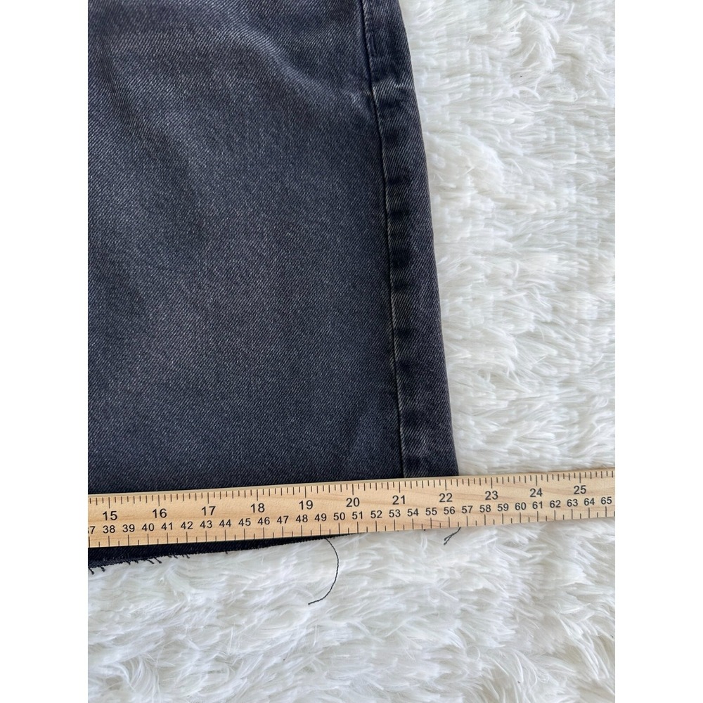 Old Navy Women's Size-12 Pencil Skirt High Rise Smooth Pockets Black Denim - Picture 7 of 8